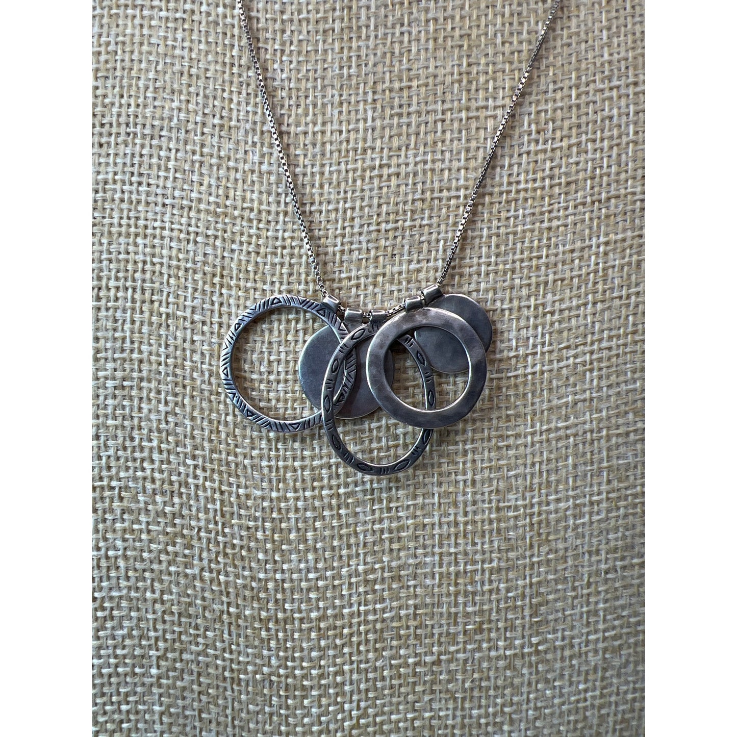 Vintage Silpada Sterling Silver "Most Clever" Necklace