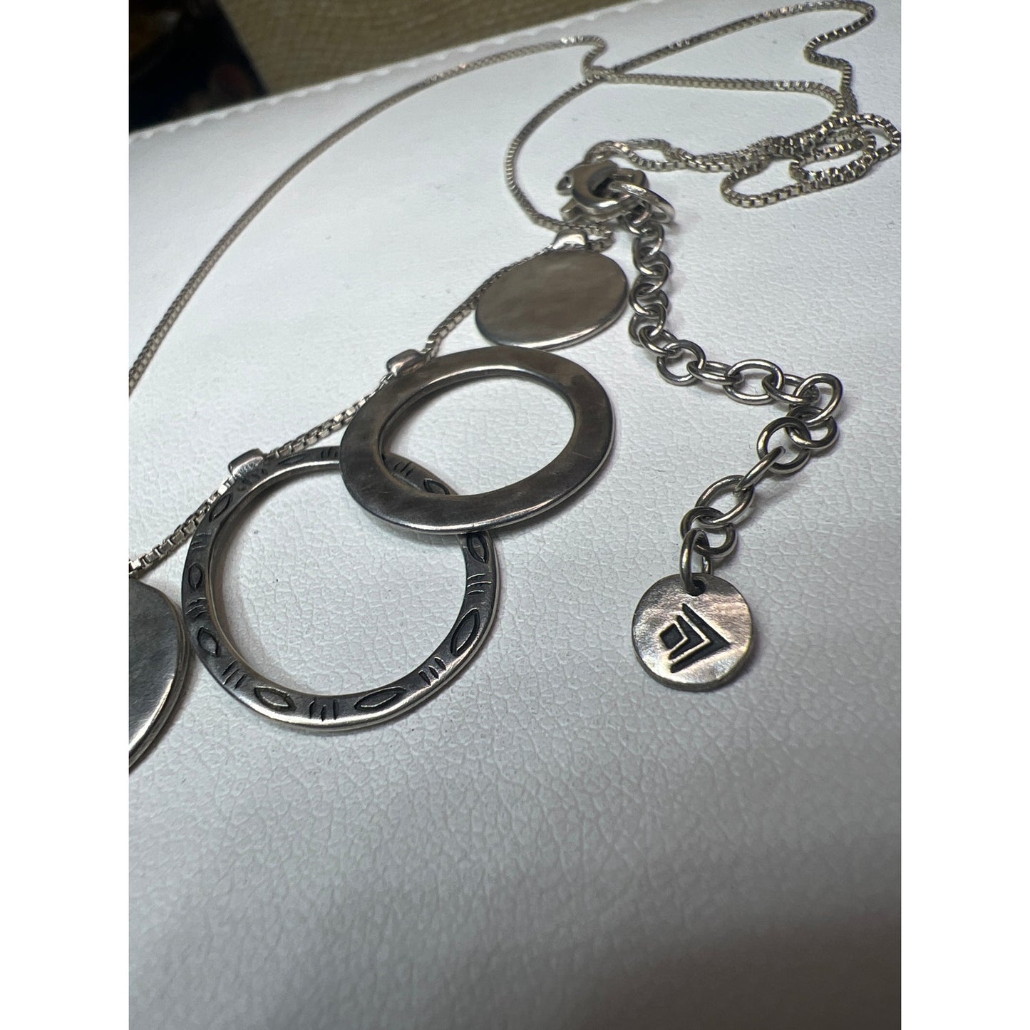 Vintage Silpada Sterling Silver "Most Clever" Necklace