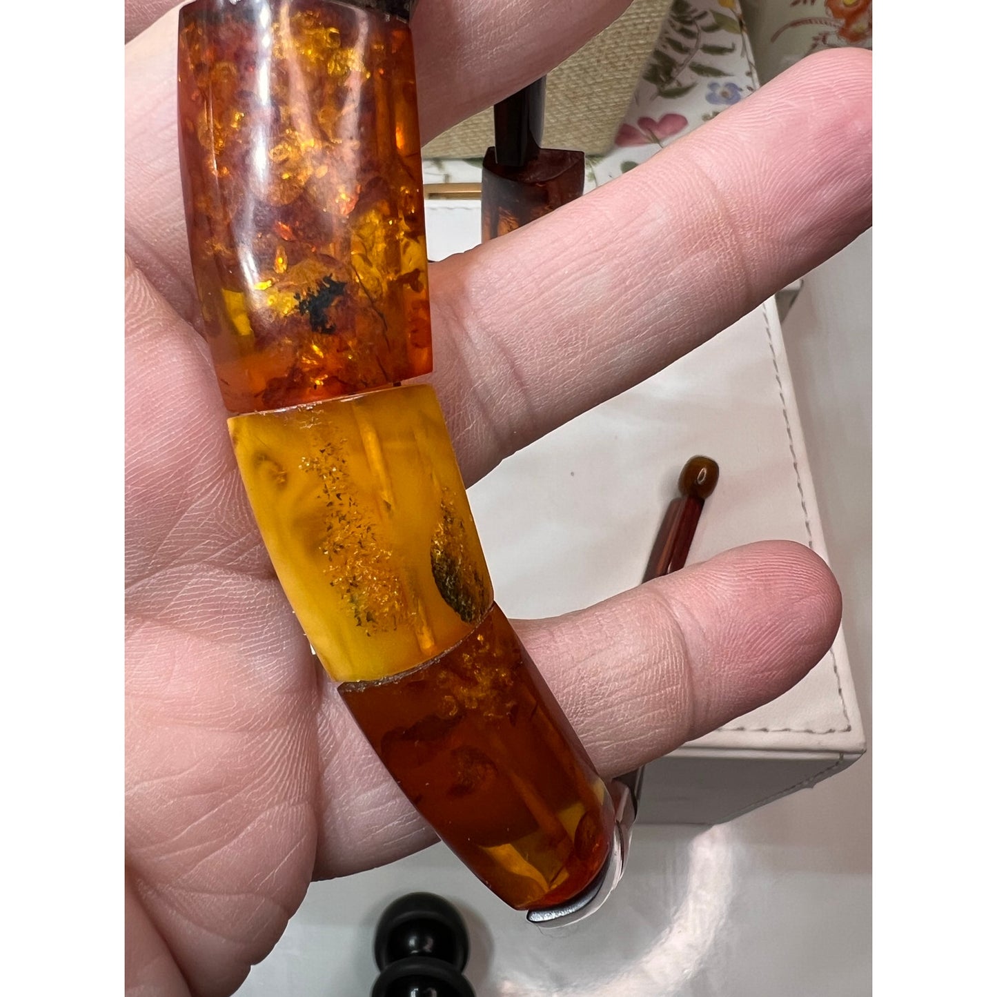 Vintage Baltic Amber Vintage Collar Necklace
