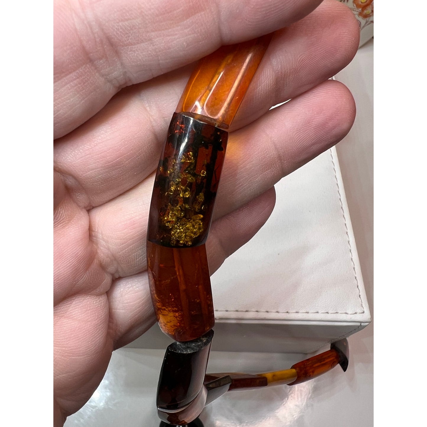 Vintage Baltic Amber Vintage Collar Necklace
