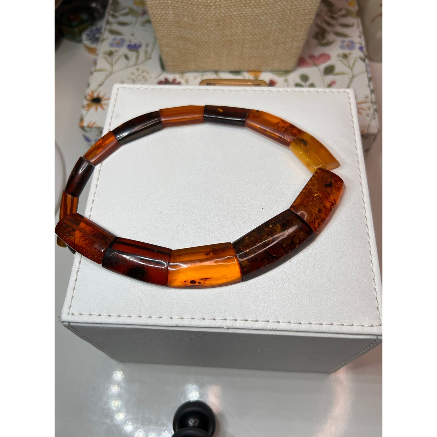 Vintage Baltic Amber Vintage Collar Necklace